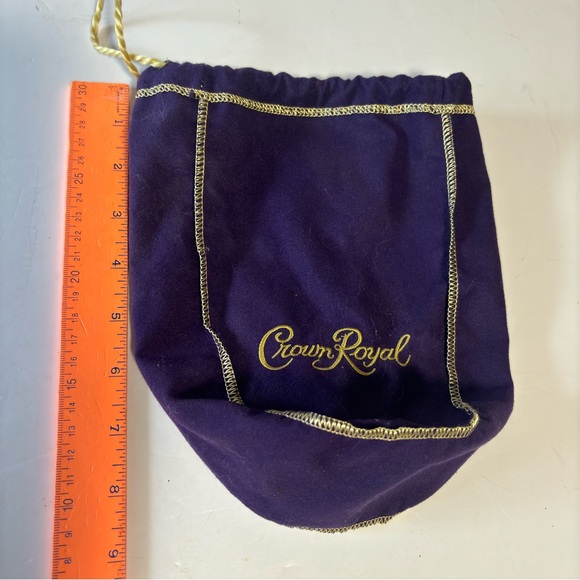 Crown Royal purple felt bag drawstring EMB - Picture 4 of 5